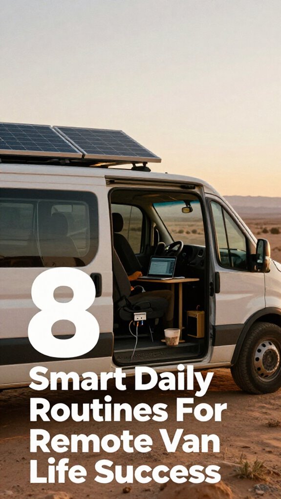 effective van life habits