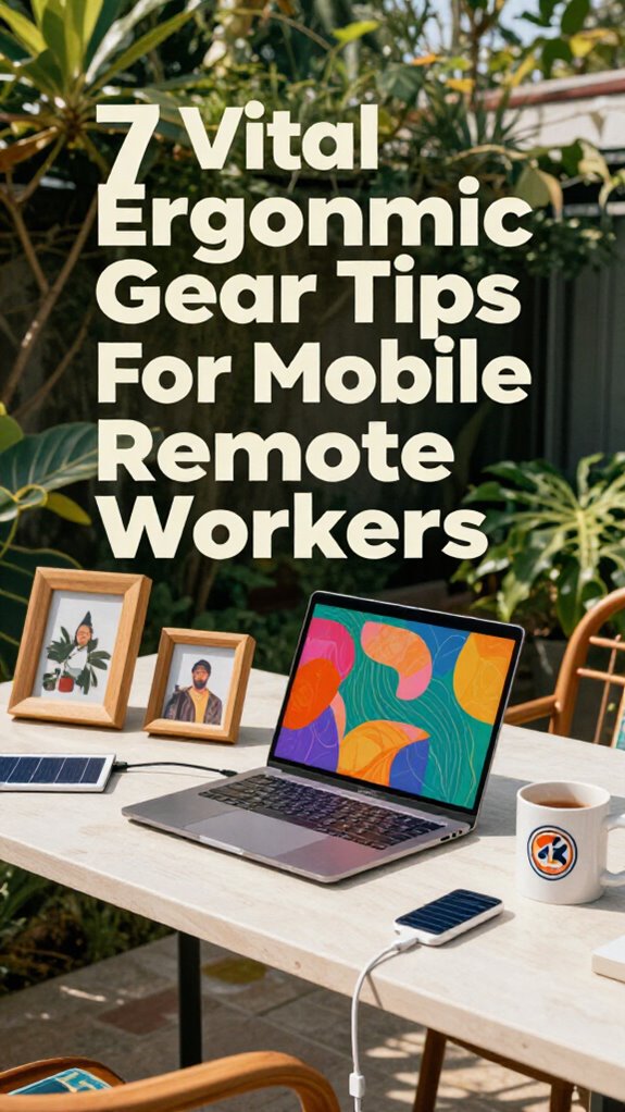 ergonomic tips for mobile workers
