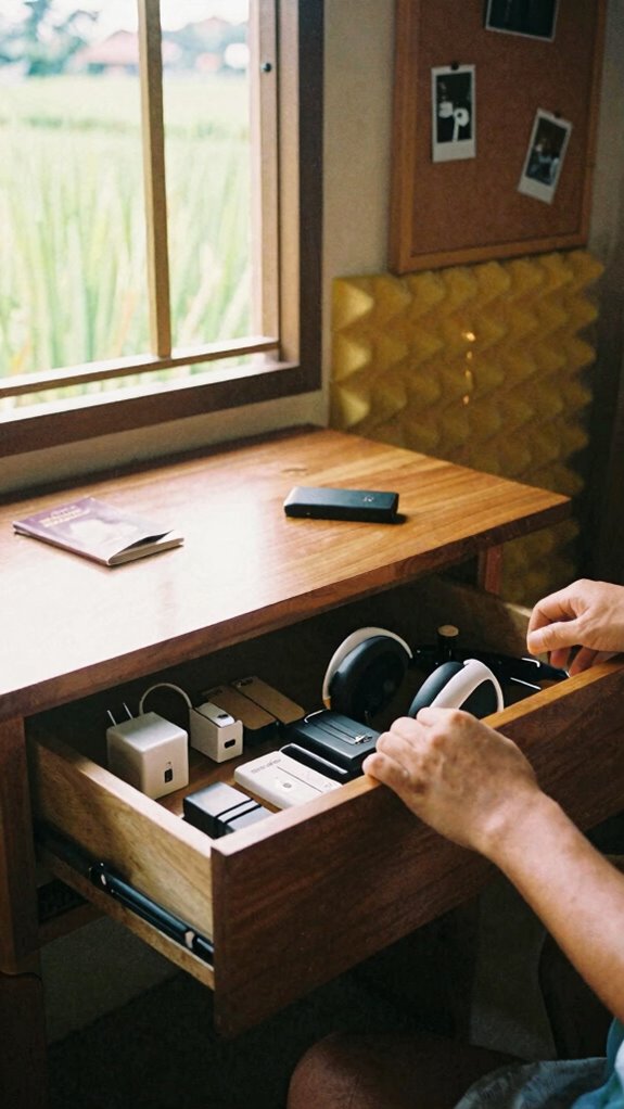 hidden mobile tech storage solution
