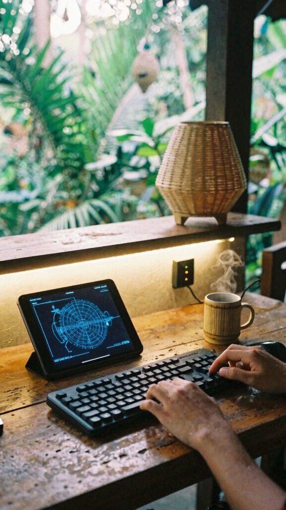 led lighting for isolated workspaces
