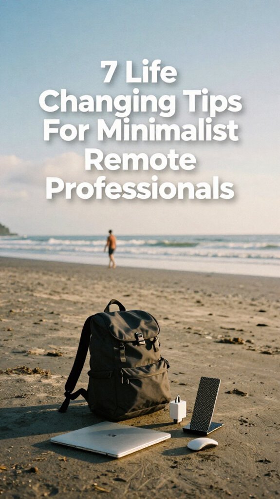 minimalist tips for remote professionals