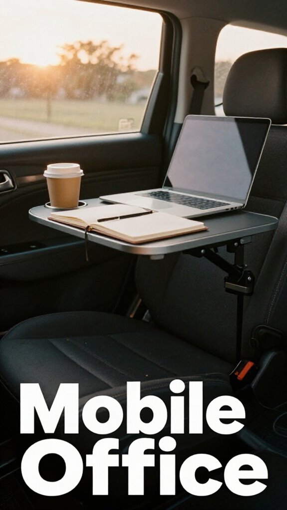 mobile car office setup