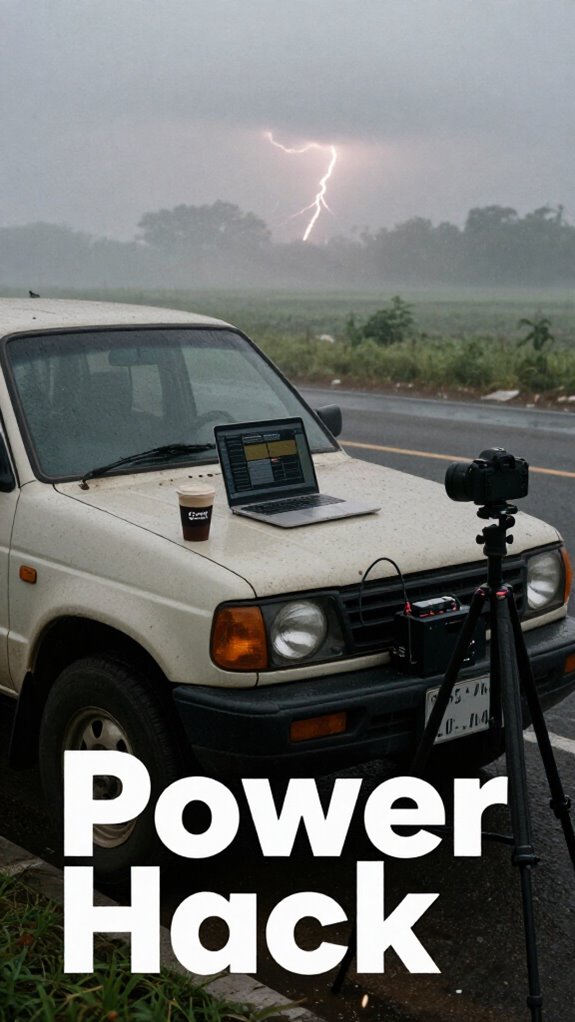 mobile work car power