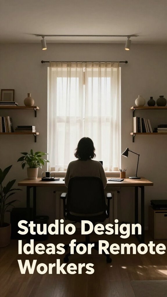 modern remote work studio