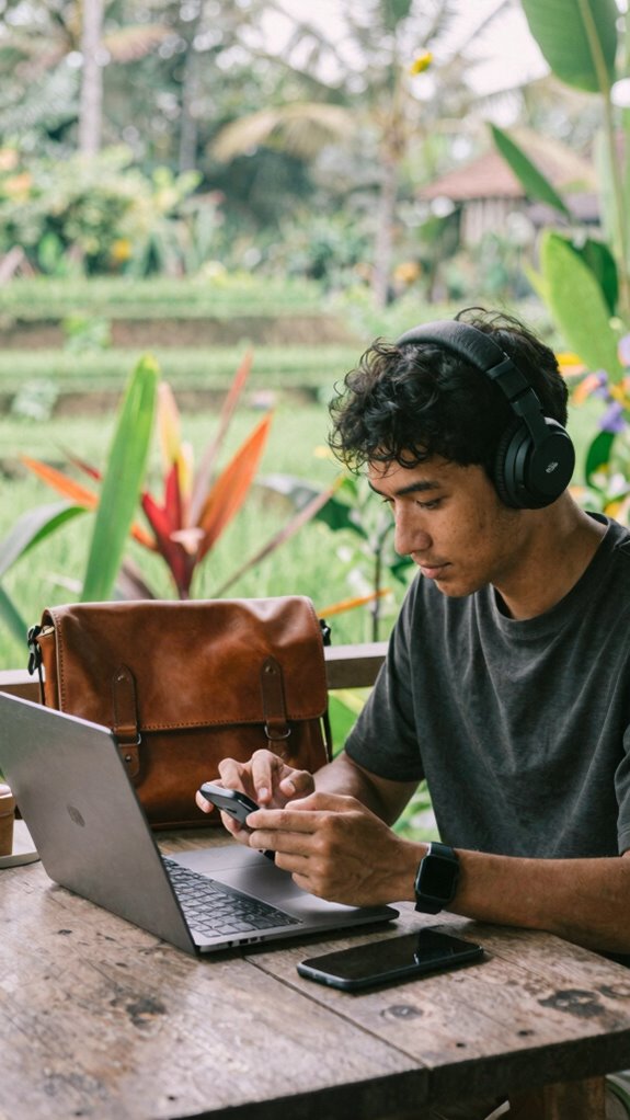 noise canceling headphones and privacy screens