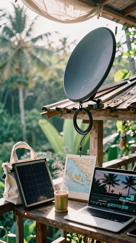 off grid satellite internet setup