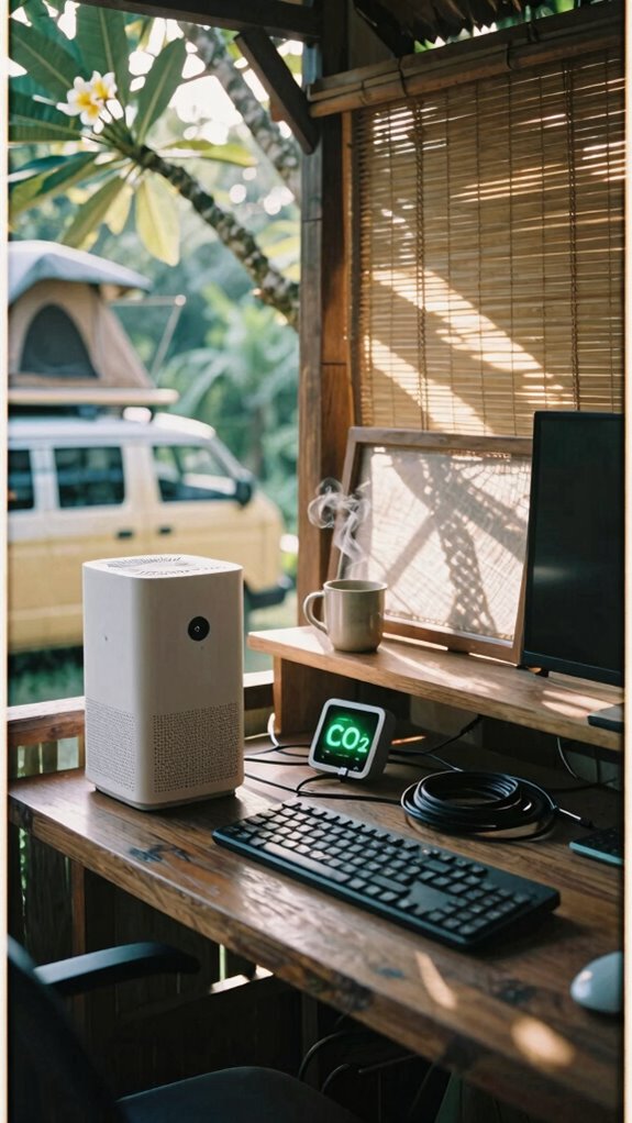 optimize mobile office air quality