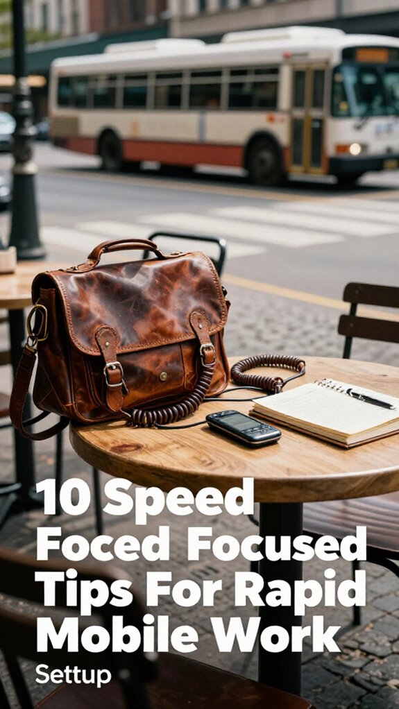 rapid mobile workspace setup