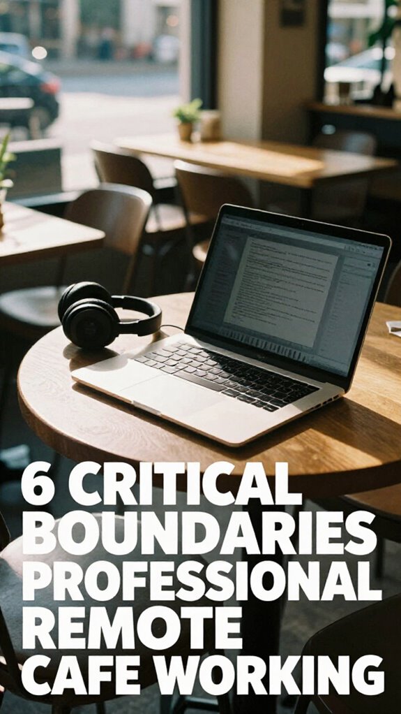 remote cafe work boundaries