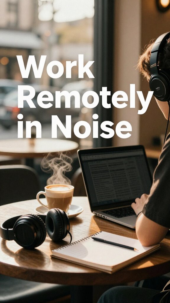 remote work in noisy cafes