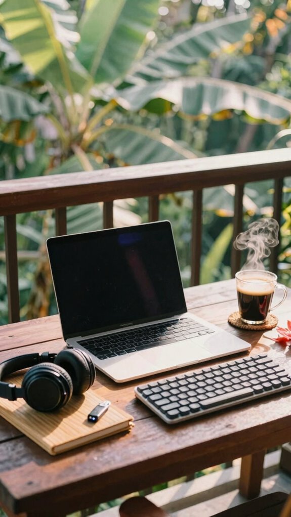remote work luxe lifestyle