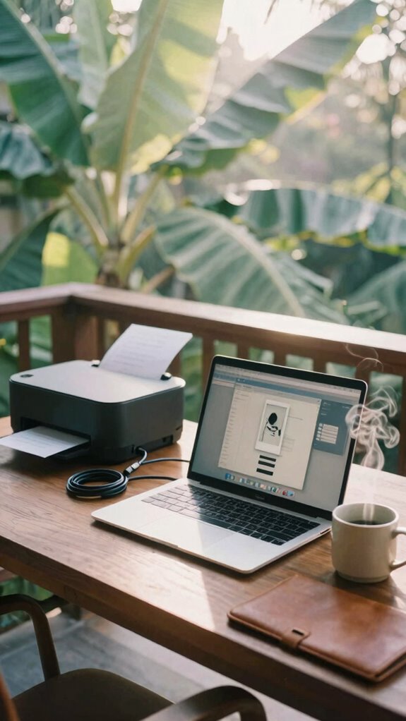 verify printer and tech support