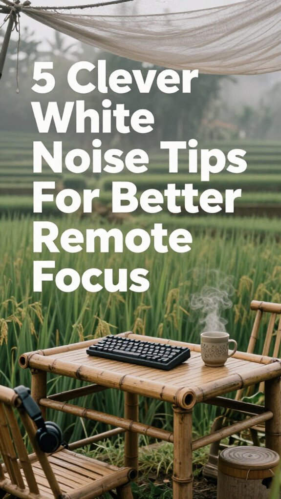 white noise improves focus