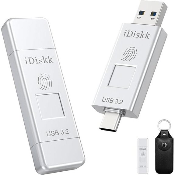 iDiskk 1TB SSD USB Flash Drive with Encryption