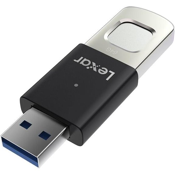 Lexar 256GB JumpDrive Fingerprint USB 3.2 Flash Drive