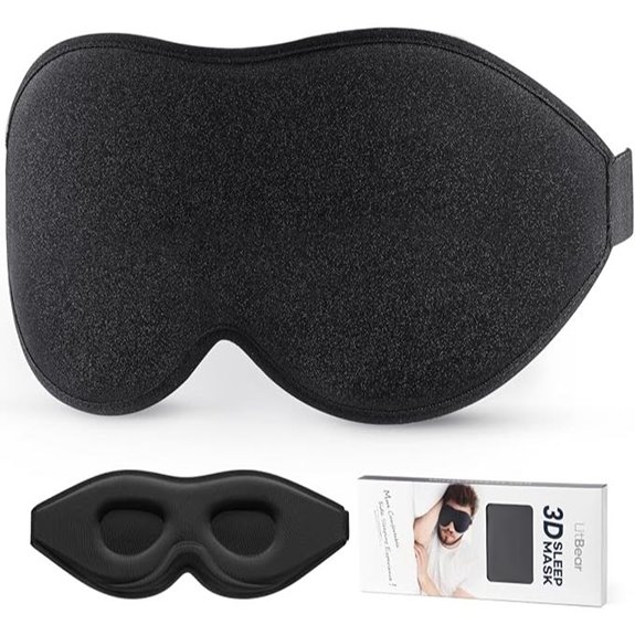 LitBear 3D Contoured Sleep Mask for Side Sleepers