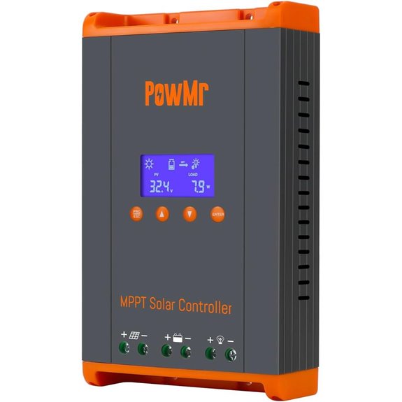PowMr 60A MPPT Solar Charge Controller with LCD
