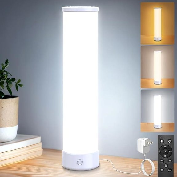 Light Therapy Lamp with Adjustable Brightness and Timer