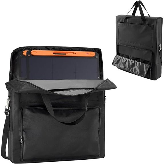 Solar Panel Storage Bag for Jackery 100W (Black)