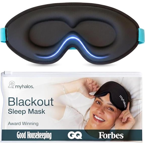 MyHalos Sleep Mask - 3D Blackout Eye Mask