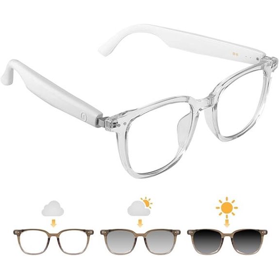 Smart Bluetooth Glasses with Photochromic Lenses