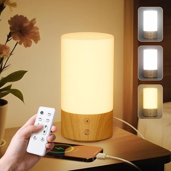 Light Therapy Lamp with 10,000 Lux & Remote