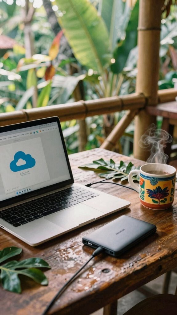 cloud and local backup integration