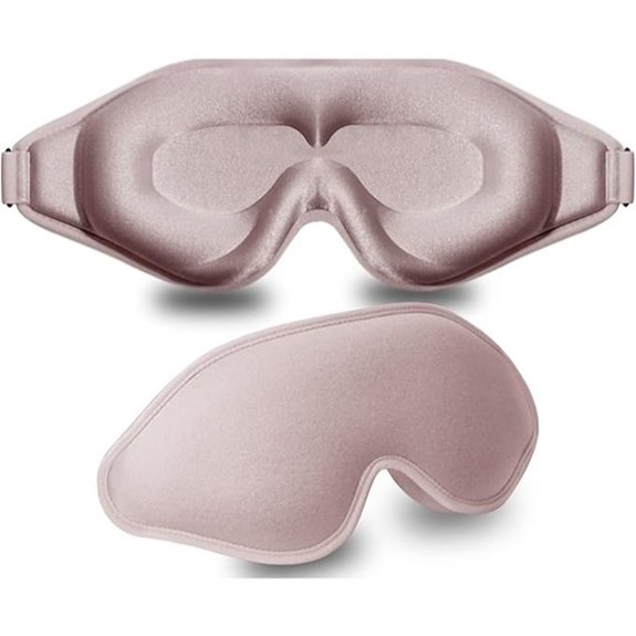 3D Sleep Mask with Adjustable Strap Light Blockout