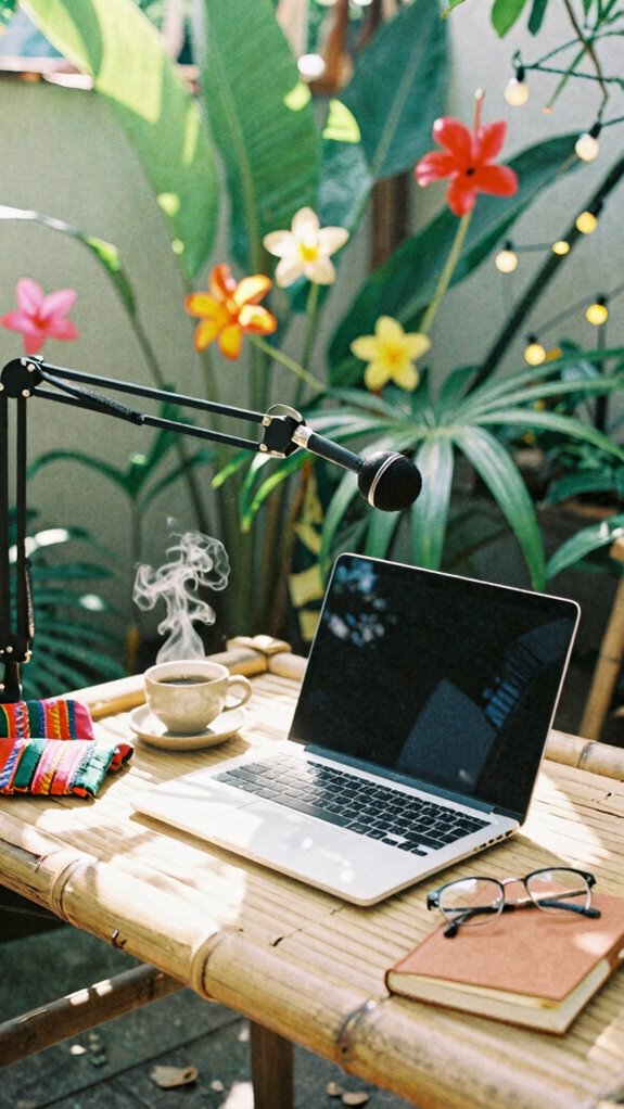 create a professional video background