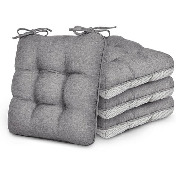 Love's Cabin Memory Foam Chair Cushions (4-Pack)