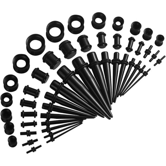 JDXN Ear Stretching Kit 14G-00G (50 pcs)