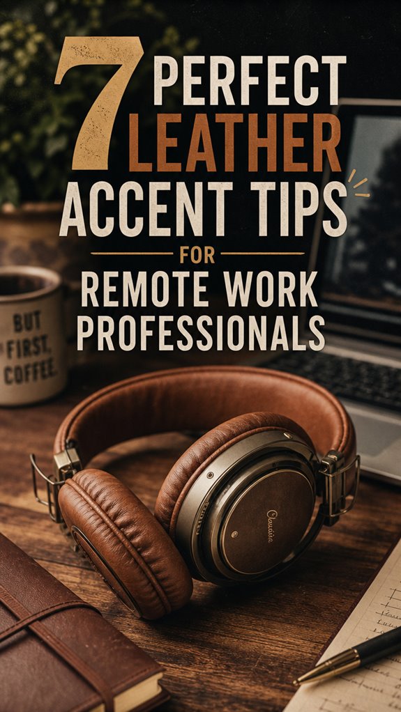 elegant leather workspace tips