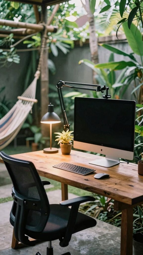 ergonomic clutter free inspiring workspace