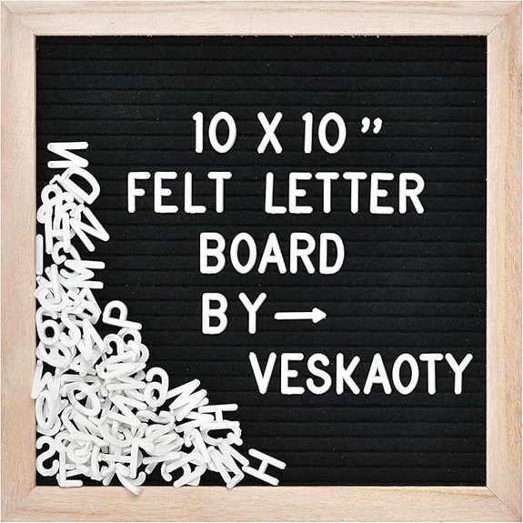 Felt Letter Board with 294 Letters & Symbols