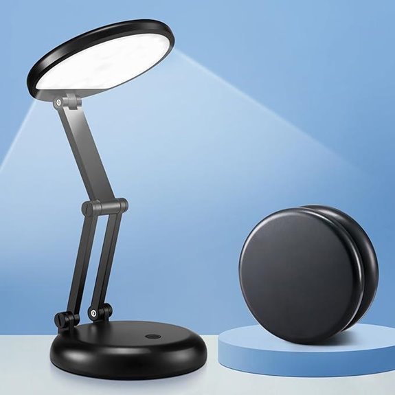 Rechargeable Foldable Dimmable LED Desk Lamp