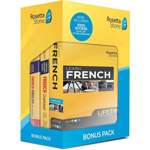 Rosetta Stone French Learn Bundle with Guides
