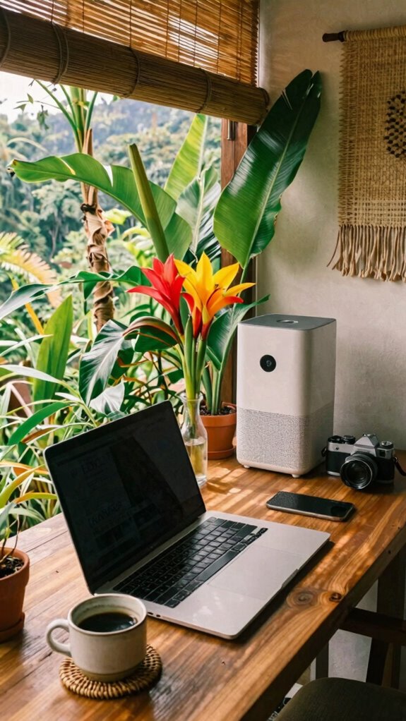 healthy plants improve air quality