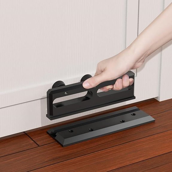 French Security Door Brace with 3000 Lb Strength