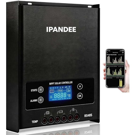 100A MPPT Solar Charge Controller with LCD Display