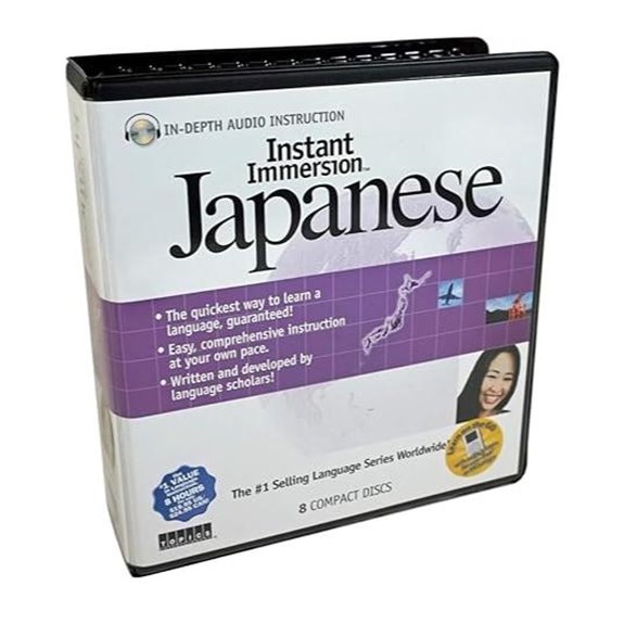 Learn how to Speak the JAPANESE Language on 8 Audio CDs - Learn on the Go!