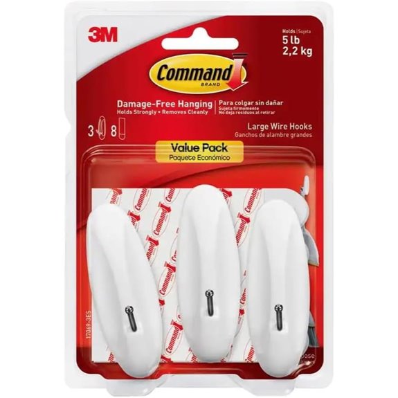 Command Large Wire Hook 3/Pack (17069-3ES)