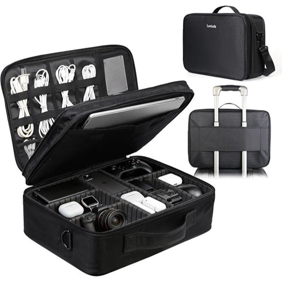 Luxtude Large Electronic Organizer Travel Case
