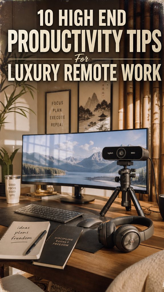 luxury remote work tips