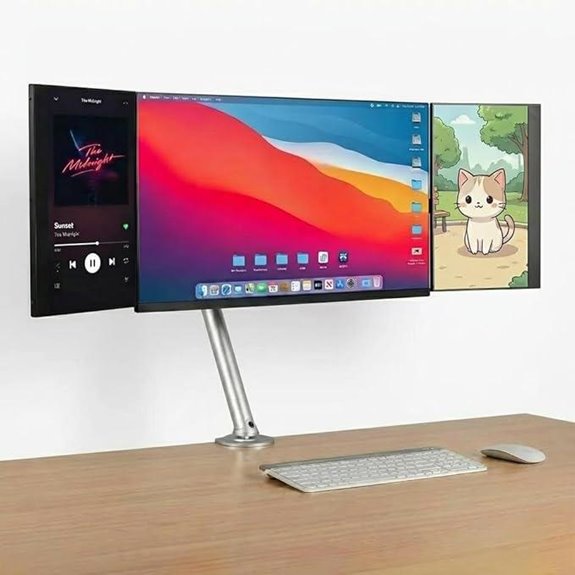 Magnetic Portable Monitor Mount with VESA Extension Arms