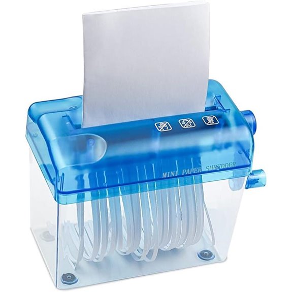 JIKIOU Mini Portable Hand Paper Shredder Tool