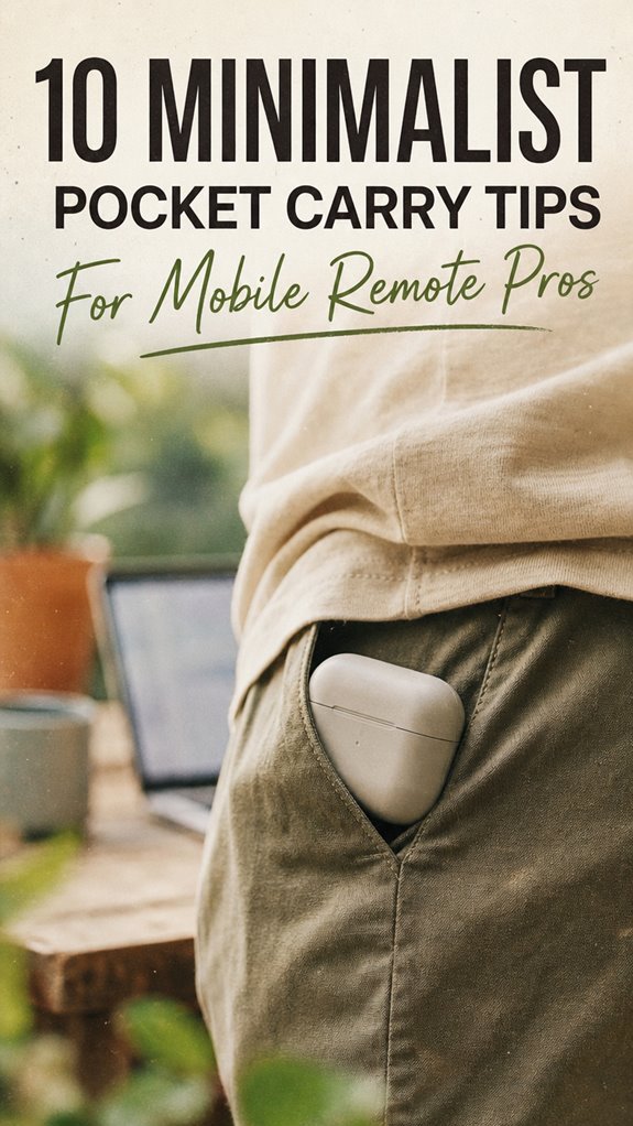 minimalist remote carry tips