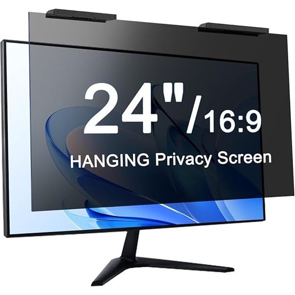 24-Inch Privacy Screen for Monitors Anti-Glare & Spy