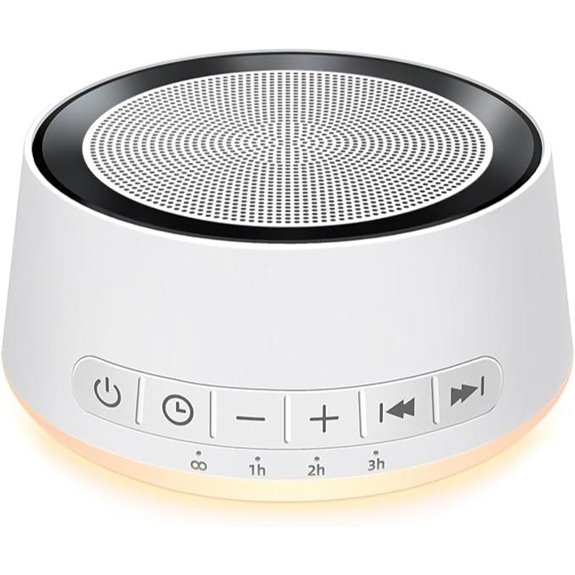 Sound Machine Night Light with 30 Sounds and Colors