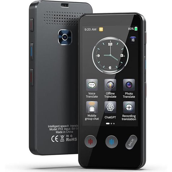 Offline Two-Way Language Translator Device (139+ Languages)
