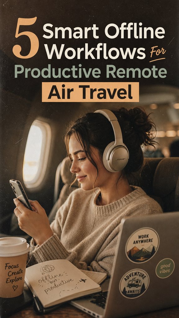 offline workflows for travel